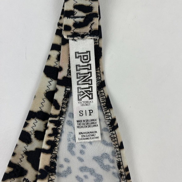 Victorias Secret Pink Bikini Top Leopard Sm Pet - Picture 6 of 6